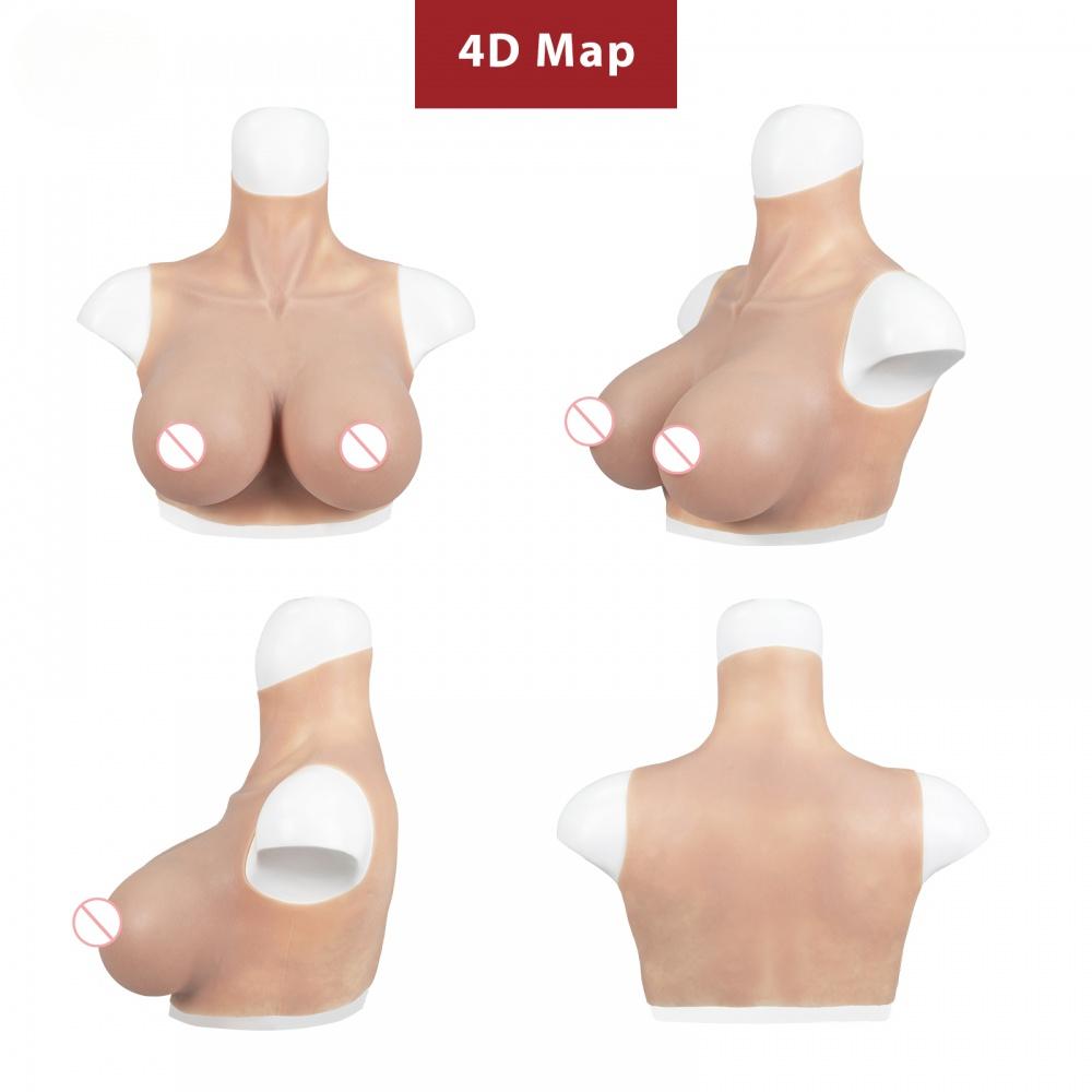 Brustform Silikon Fake Boob für Männer Gay Sissy Crossdresser ABCDEGH Cup Fake Silicon Chest Cosplay für Crossdresser