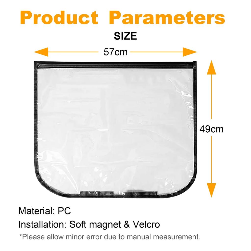 MOBIDEA  for Tesla Model 3 Y EV Charger Port Cover Outdoor Rainproof Dustproof PC Protection Car Accessory