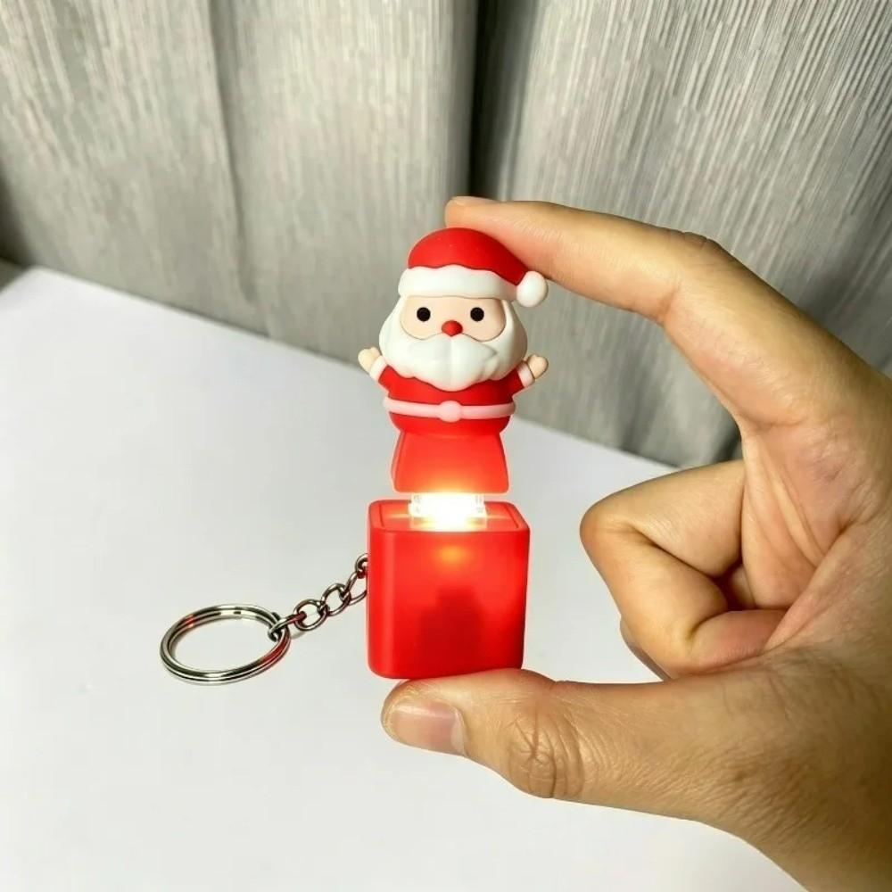 Rechargeable Keyboard Fidget Toys Santa Claus Finger Button Clicker Xmas Gifts