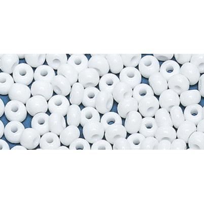 RAYHER Perles Indiennes 45mm Ø Blanches