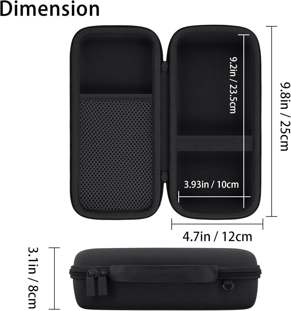 co2CREA Storage Case Compatible with Bose SoundLink Flex Portable Speaker LE (2nd Generation) and SoundLink Flex Bluetooth Speaker (Black)
