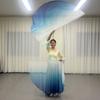 Multicolor Belly Dance Accessories Props Scalable Rods Dance Props Semi-circular Flags  Dance Party