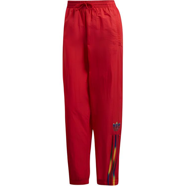 Adidas Originals Women 3D Trefoil Track Wind Pants Regular Fit Nylon Black GJ7718 L