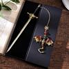 Fourth Wing Dragon Bookmark Fantasy Dragon Page Maker Cool Metal Bookmark Reading Gift for Men Women Bookworm