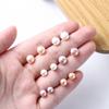 Solid Color Party Temperament Fashion Design Korean  Earrings Women Jewelry Pearl Stud Earrings