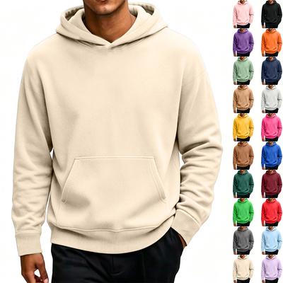 Herren Oversized Hoodie mit tief angesetzten Schultern und Langarm Pullover für den Herbst