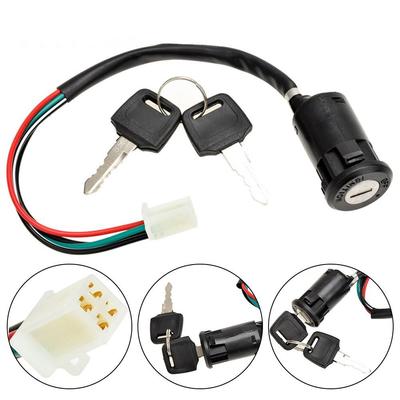 4 Pin Ignition Key Switch Compatible with For 50cc To 125cc ATVs and Quads
