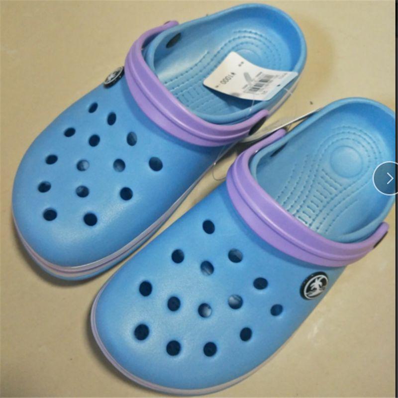 

Foreign Trade Original Order Summer Big Children Non-Slip Casual Hole Shoes Color No. 8 Inside length 22cm