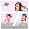 20Pcs Plastic Lazy Heatless Hair Curler Self Grip Hair Rollers Diy Curly Hairstyle Tool Lightweight Reusable For Women Ladies