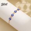 Mediterranean Good Luck Bracelet Evil Eye Hand of Fatima Women