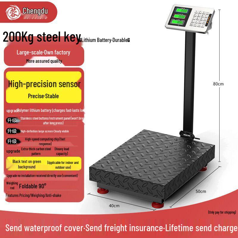 2025 Electronic Table Scale - New 300kg/150kg Commercial Weighing Model