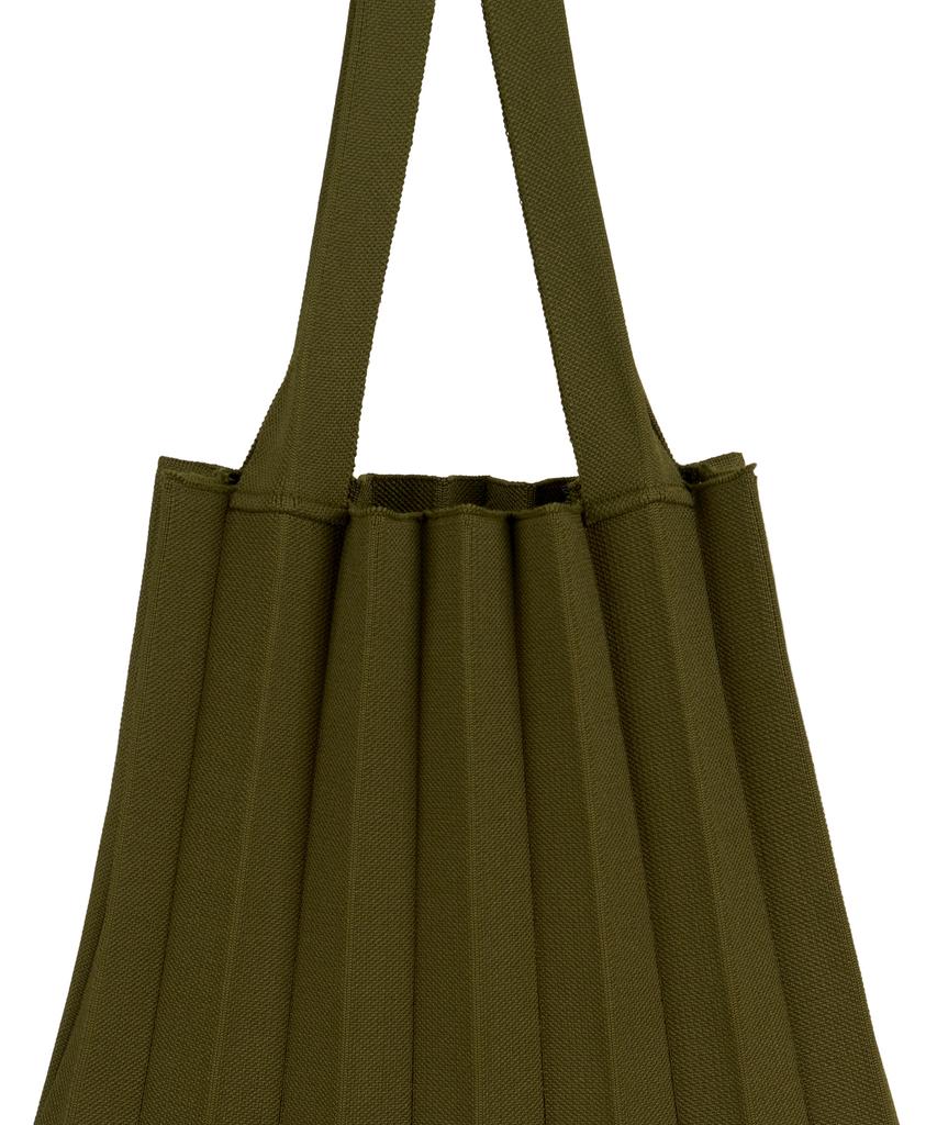 Pleatsmama Tote Bag Jacquard Khaki