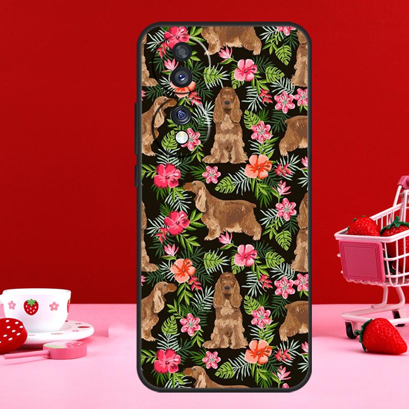 

Чехол для собаки английского кокер-спаниеля для Honor 90 Lite 70 50 Magic 6 Pro 5 Lite X6 X7 X8 X9 X6a X7a X8a X9a X9b X8b Honor X7a