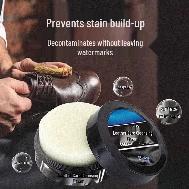 Universal Leather Care and Maintenance Cream - Colorless, Multipurpose Cleaner for Interiors and Shoes