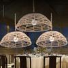Elegant Lampshade Pendant Easy To Install Chandelier Lamp Accessories Rattan Lamp Shade  Table Lamp