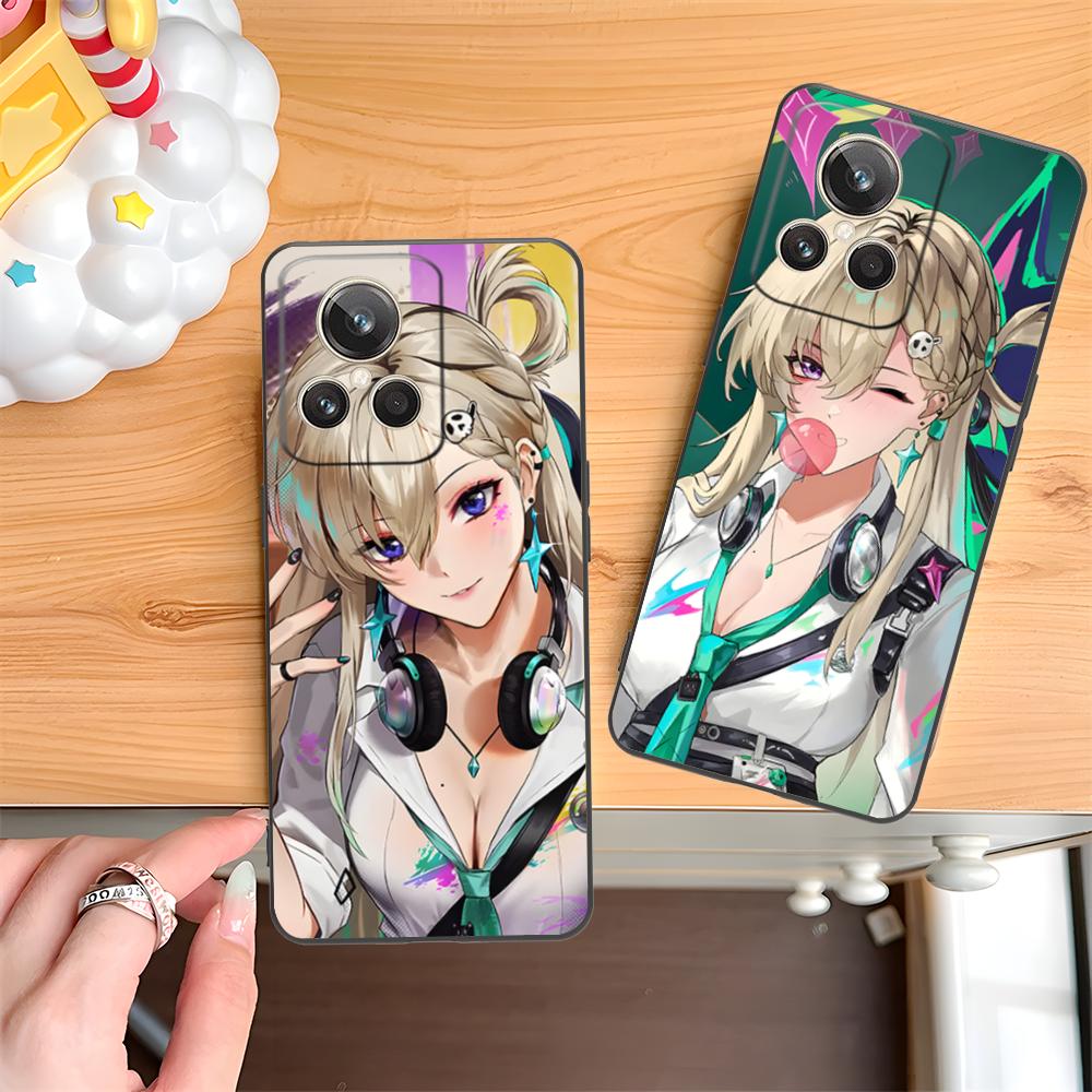 Wuthering Waves Lynae Phone Case for Realme 15 14 13 12 11 10 9 Pro Plus T I Lite 5G Colorful Printing Cover Cover Luxury Pretty