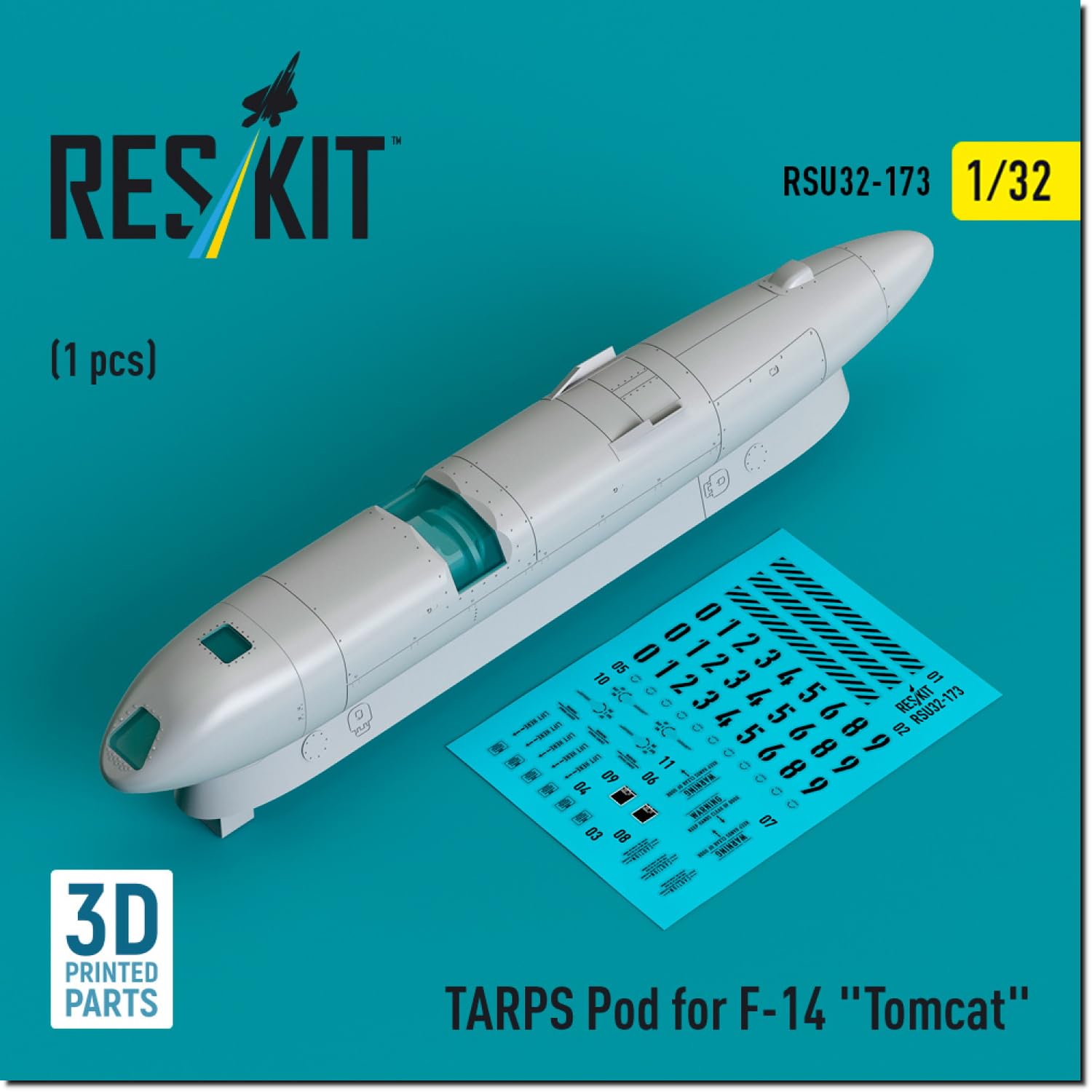 

Reskit Tomcat TARPS Тактическая Авиационная Разведывательная Подвесная Система Пластиковые Детали Модели 1/32 F-14 RSKU32-0173 (Самолет)
