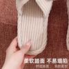 Girl cotton slippers bow home plush slippers indoor fluffy women fluffy