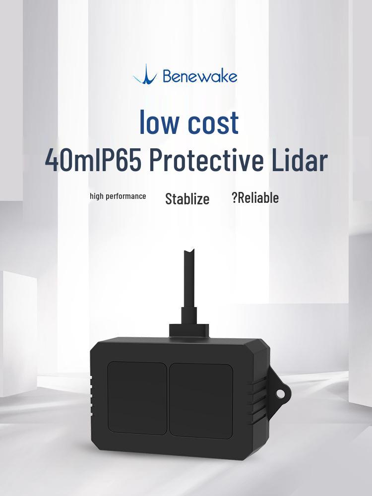 TF02-Pro IP65 Laser Radar: 40m Range, Low Power, High Ambient Light Resistance, High Frame Rate