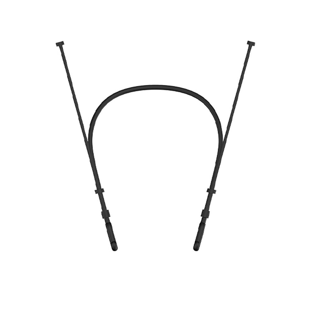 

Silicone Wireless Earphone Hanging Rope Stable Anti Lost Earbuds Cord Holder String Durable for AirPods 4 3 2 1 Pro1/2/3 чорний