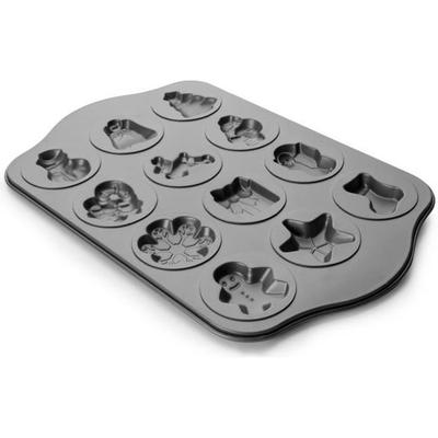 Baking Sheet - IBILI - 828400 - Steel - Black - 43 X 28 X 2 Cm
