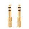 10PCS 6.5mm 1 4 Inch Male To 3.5mm 1 8 Inch Female Stereo Audio Plug Headphone Mic Jack Adapter