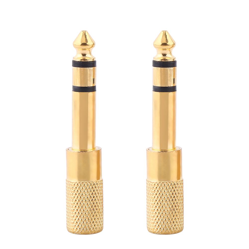 10PCS 6.5mm 1 4 Inch Male To 3.5mm 1 8 Inch Female Stereo Audio Plug Headphone Mic Jack Adapter