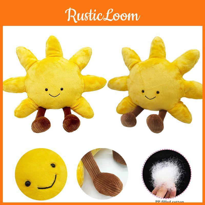 Adorable 15.7in Amuseable Sun Plush Toy Soft Stuffed Doll Pillow Kids Xmas Gift