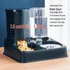 Dual Cat & Dog Feeder with Automatic Water Dispenser