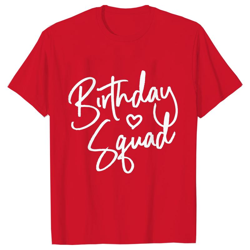 Damenkleidung Kurzarm Print T-Shirts Geburtstagsteam Grafik Reise Damen Oberteile T-Shirt Tee T-Shirt Beste Freunde T-Shirts