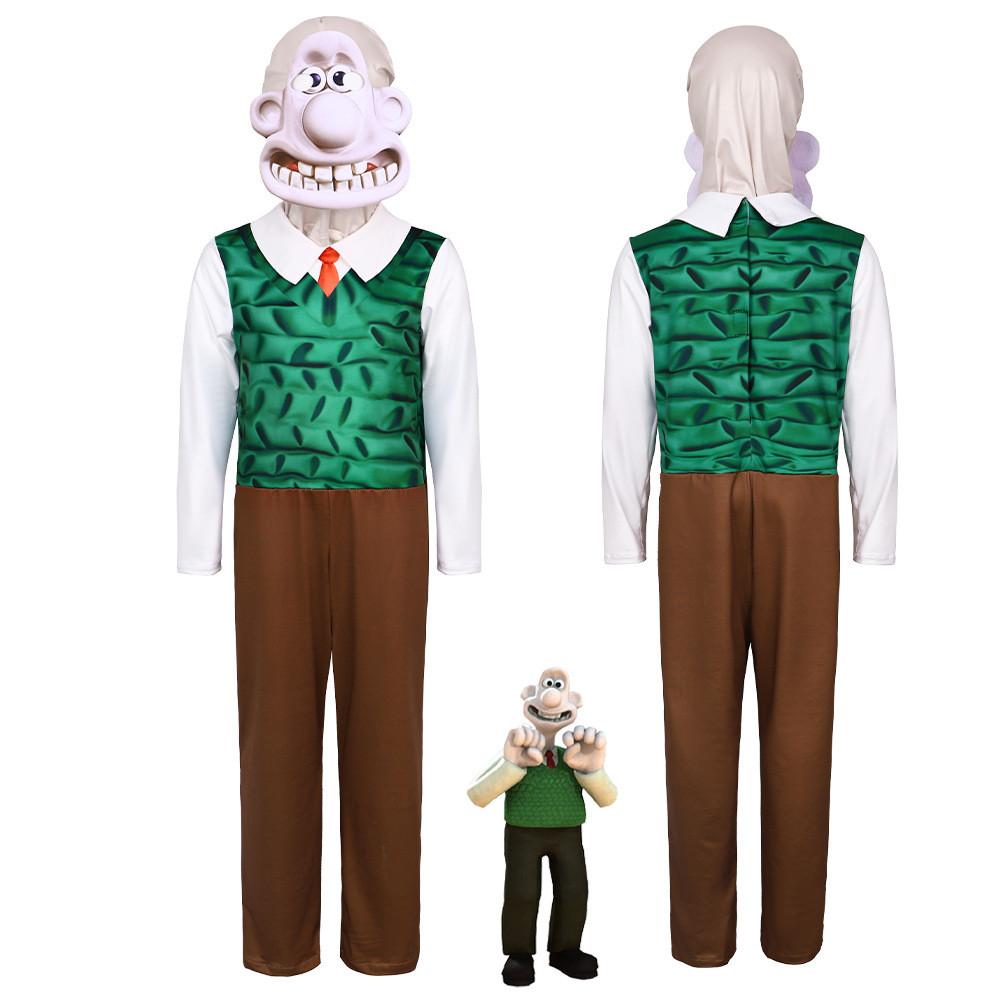 Wallace And Gromit Inspired Super Cool Dog Cosplay Costume For Kids Unisex Sizes 110 To 190