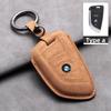 For BMW Key Cover for 5 Series 3 Series 525li 530 X1 X3 X4 X5 118i Hollow Design Protective Shell with Blade Keychain