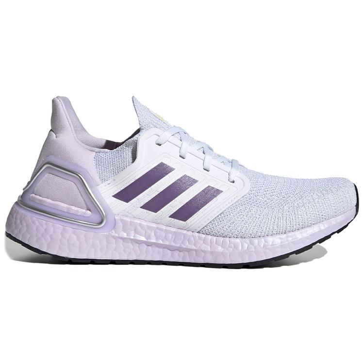 New Adidas Ultra Boost 20 White Tech Purple Women's EG0762