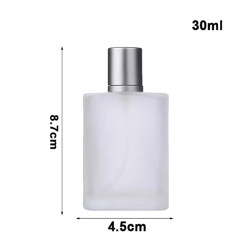 50ml Simple Frosted Perfume Sub Bottled Portable Replacement Empty Bottle Sample Spray Bottle Refillable Perfume Spray Container