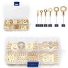 150PCS Non-insulated Crimp Terminals Connectors Cable Wire Connectors Terminals