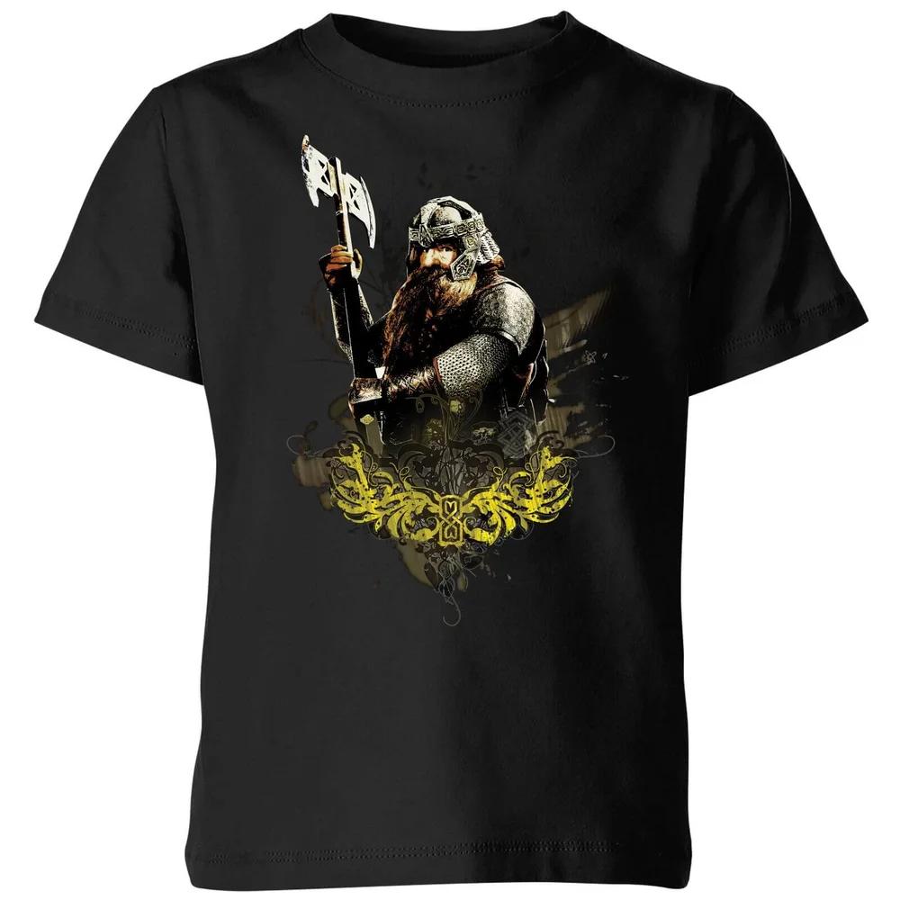 

The Lord Of The Rings Gimli Kids T-Shirt - Black - 3-4 Years 160