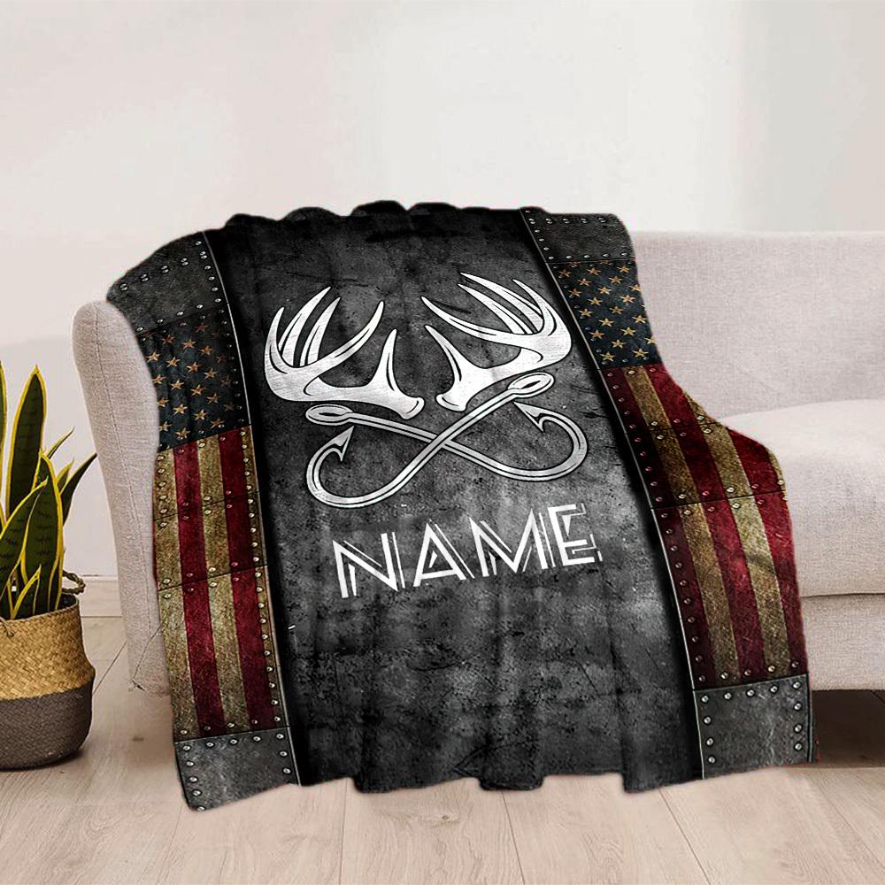 Motorcycle Flames Home Customize Your Name Blankets Comfortable Soft Lightweight Allseason Multipurpose Blanket For Picnics Sofas Offices Beds Living