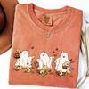 Comfort Colors® Retro Pooh Ghost Halloween Shirt, Winnie The Pooh Halloween Shirt, Spooky Season, Pooh Shirt, Halloween Gift, Cute Fall Tees