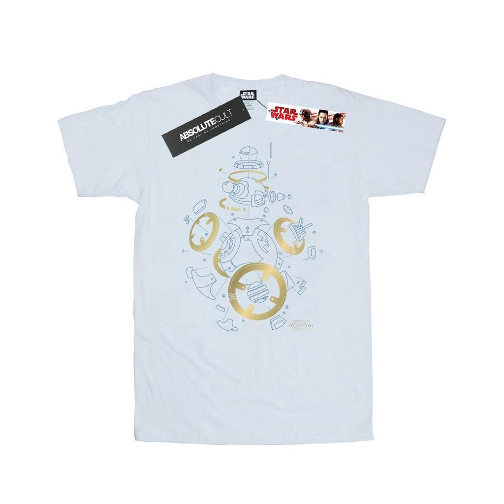 STAR WARS Mens The Last Jedi BB-8 Deconstructed T-Shirt