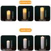 3pcs Led Electronic Candle Light Household Smokeless Lighting Birthday Hotel Wedding Decoration Scene Layout Props Candle Lamp