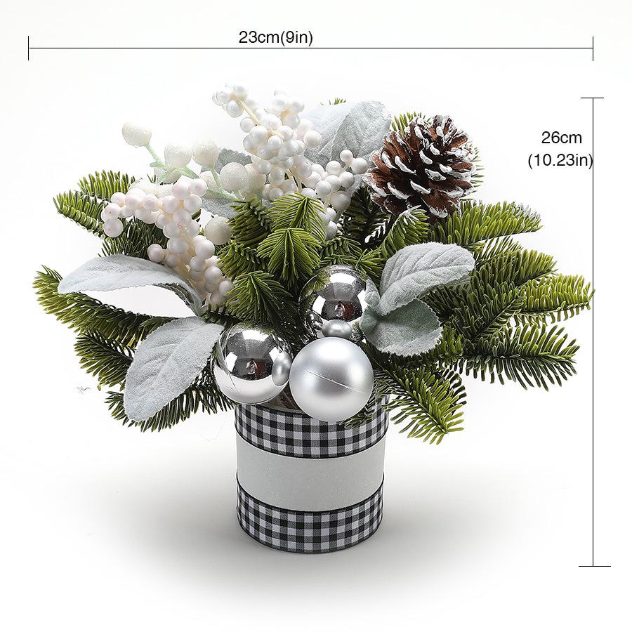 Luminous Mini Christmas Tree Set - Desktop Decoration and Gift