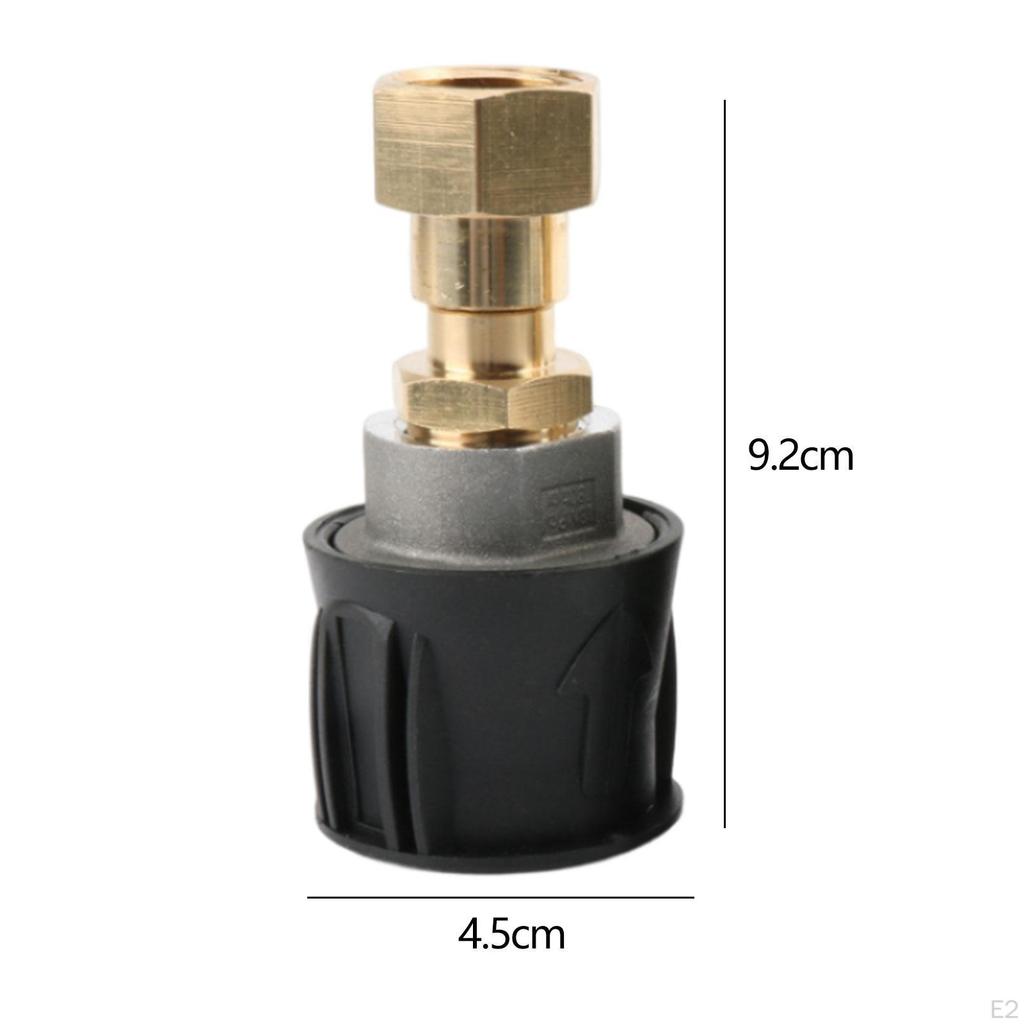 High Pressure Washer Adapter 360° Rotation M22*1.5mm Hose Convert for K Series