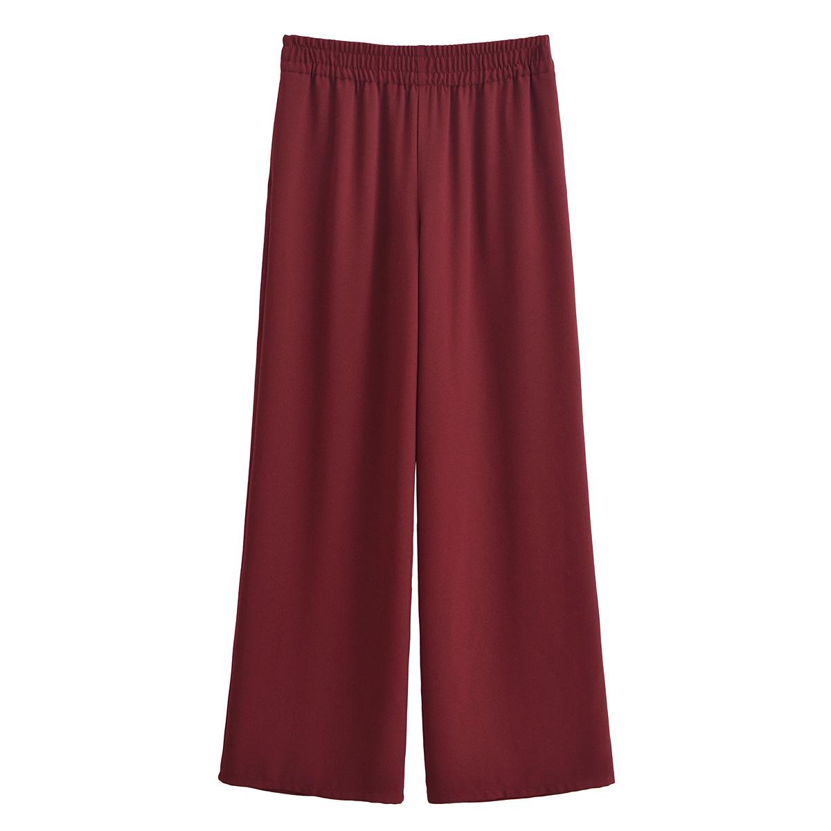 

2025 Весна Женская Креповая Свободная Рубашка и Повседневные Длинные Брюки - Евро-Американский Стиль Large