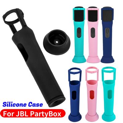 Silikonhülle Anti-Roll-Mikrofonständer Mikrofonhülle Schutzhülle für JBL PartyBox Drahtlose Mikrofonzubehörteile
