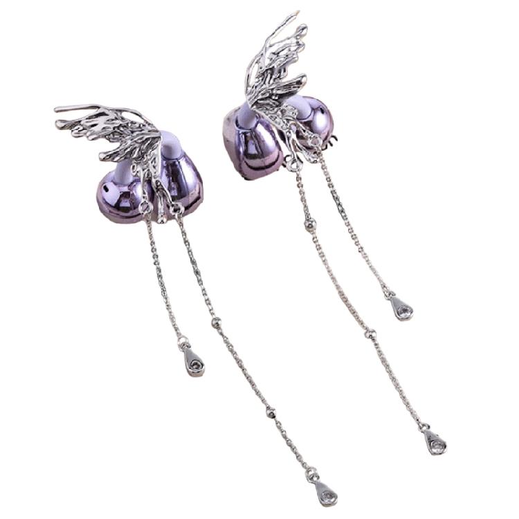 2 szt. Klips do słuchawek motylkowy Otwarty klips dekoracyjny do ucha Słuchawki akcesoria do słuchawek Usuwalna dekoracja słuchawek