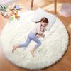 Plush Carpets Fluffy Ultra Soft Indoor Modern Area Rugs Living Room Play Mats Fluffy Round Rugs For Girls Bedroom