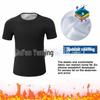 Men's Short Sleeve Sweat-Inducing Fitness Suit Corset: Plus Size Waist Trainer and Body Shaper