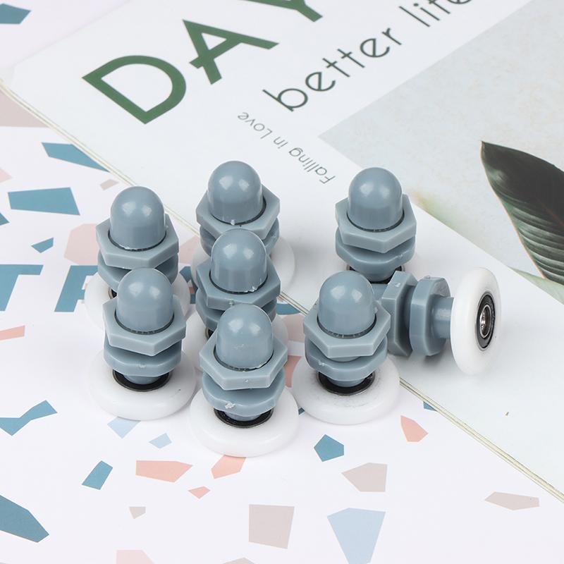 Role de rulare cu roată de rulare cu un singur scripete drept de 27 mm pentru cabină de duș, role pentru uși glisante din sticlă