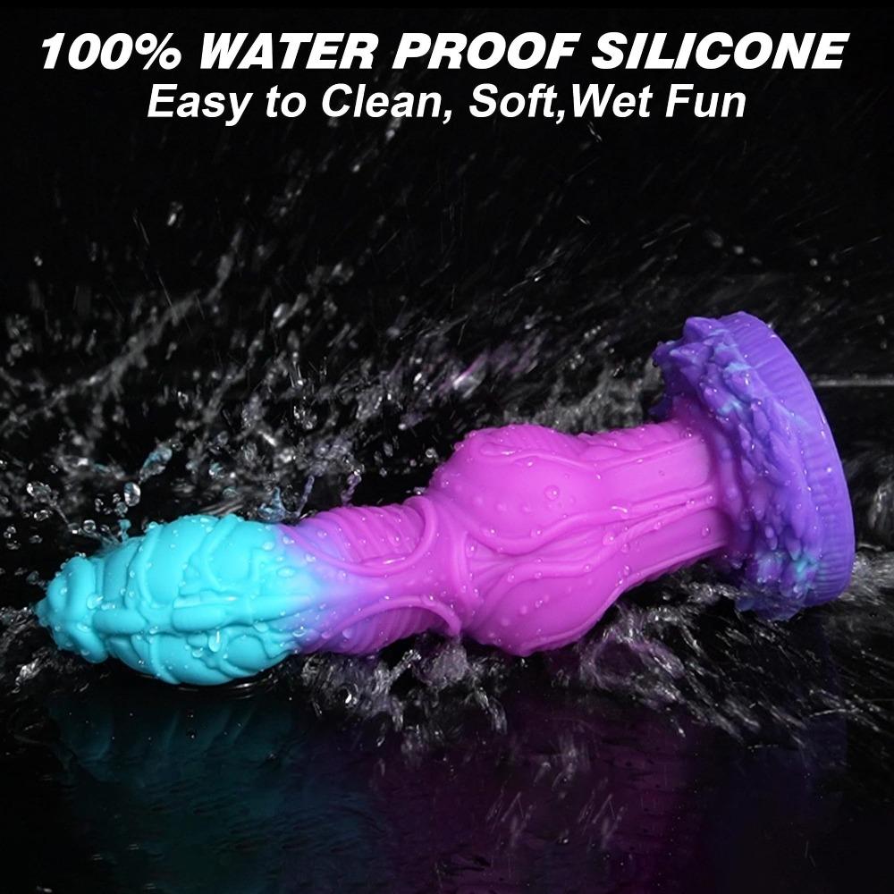 Alien Silicone Dildo for Women - Fantasy Penis for Solo Masturbation, G-Spot Stimulator & Anal Expander, Adult Sex Toy