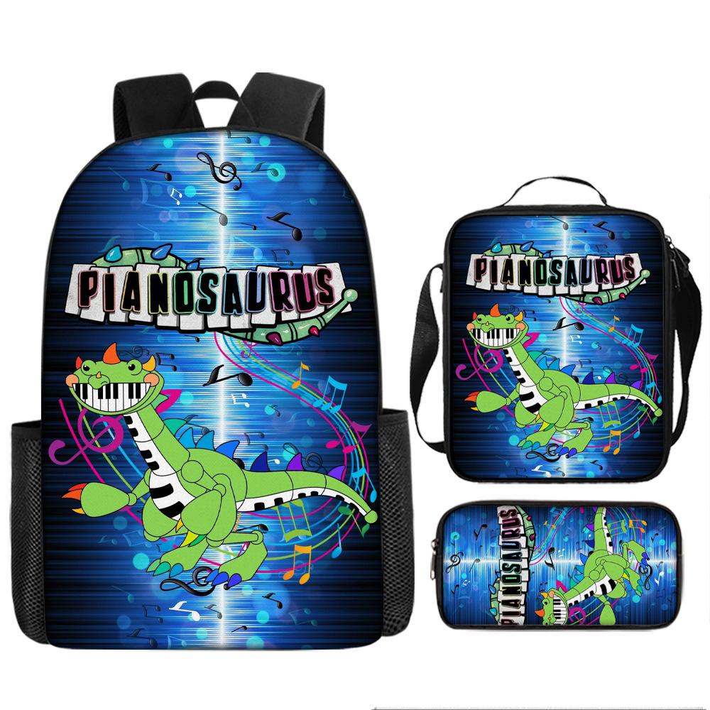 Poppy's Playtime 4 Elementary School Bag Nightmare Critters Large Capacity Backpack 3-piece Set